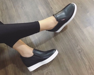 Giày lười độn đế 5cm