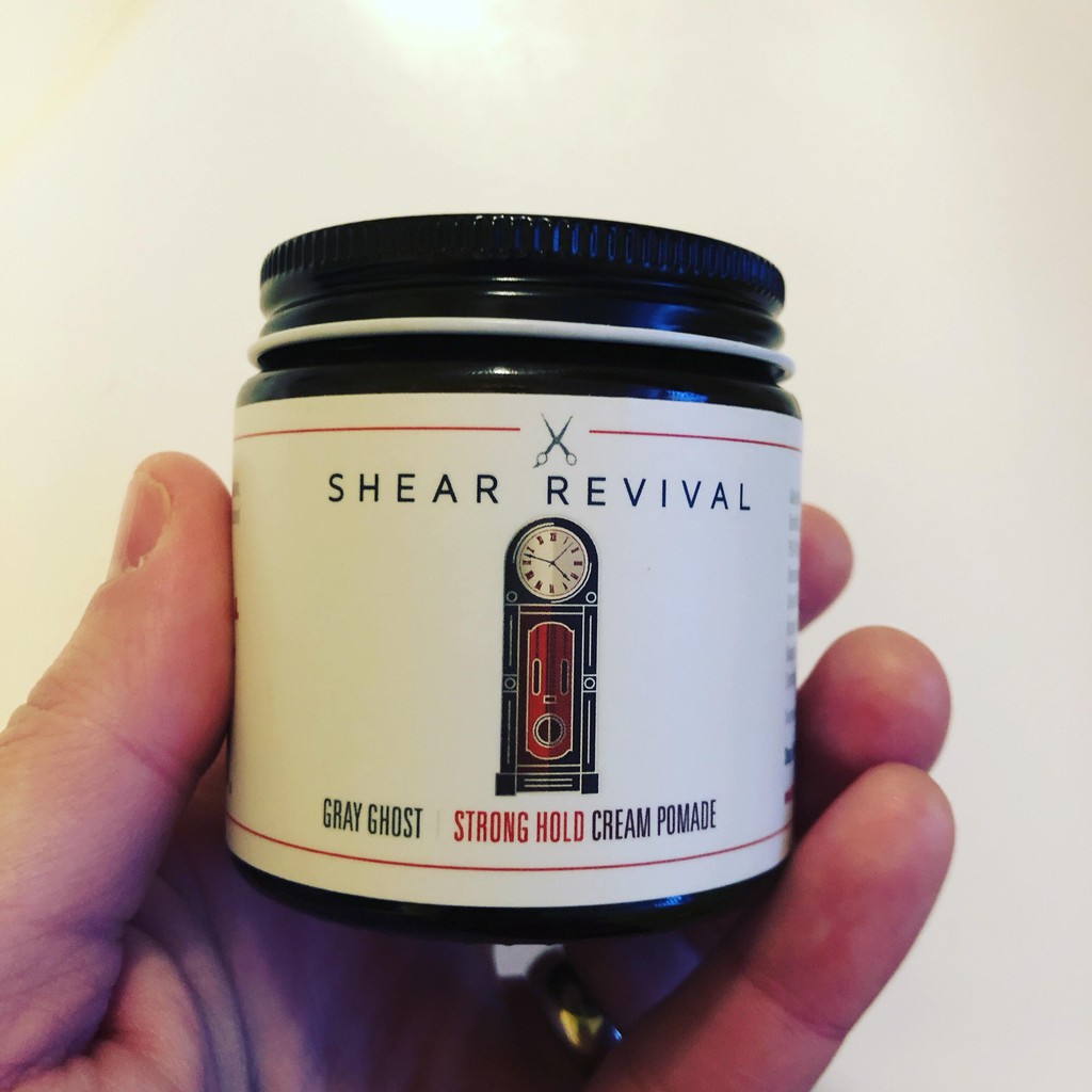 Sáp tạo kiểu tóc Shear Revival Gray Ghost Strong Hold Cream Pomade 114gr