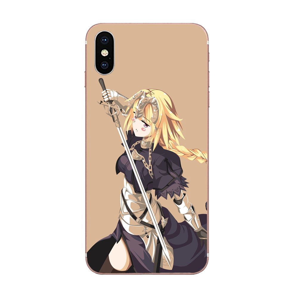 Ốp Điện Thoại Silicon In Hình Anime Jeanne D 'Arc Cho Iphone 11 Pro X Xs Max Xr 4 4s 5 5c 5s Se Se2 6 6s 7 8 Plus