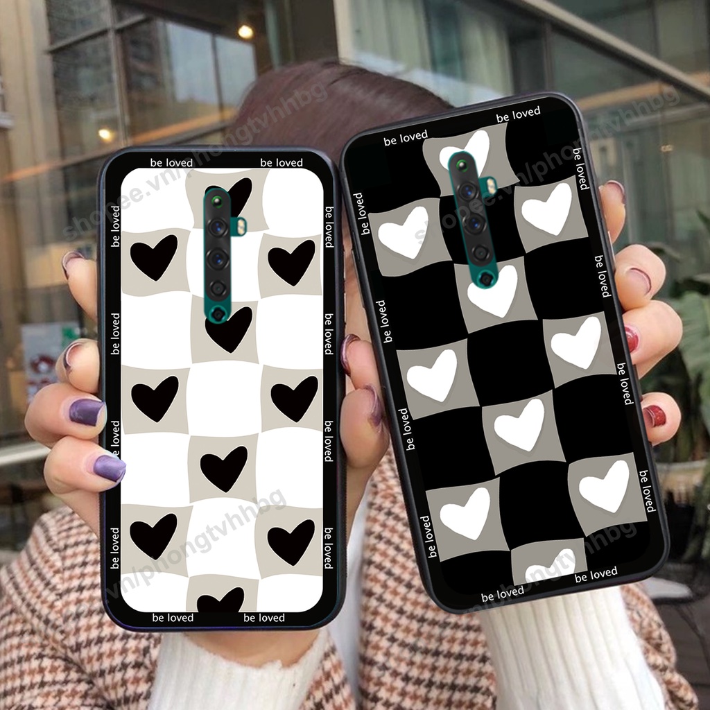 Ốp lưng Oppo Reno / Reno 2 / Reno 2Z / Reno 2f / Reno Z  ốp họa tiết trái tim caro, chuột mikey thể thao cực đẹp cute cự