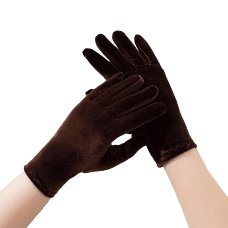 Găng Tay Nhung Dài 22cm Dành Cho Nữ 1920s