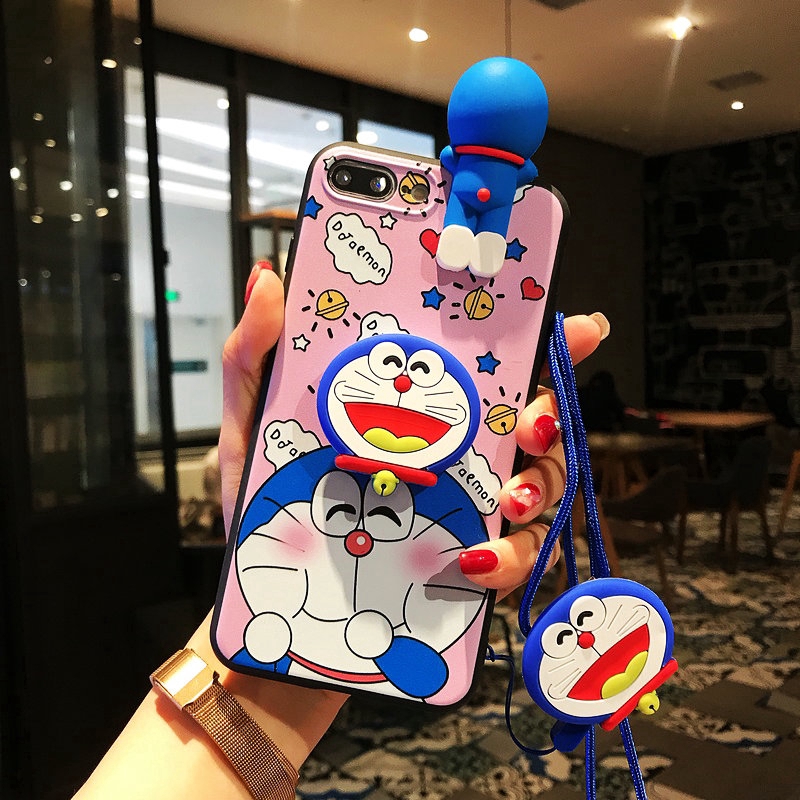 Case Realme C15 C11 C2 C1 OPPO A5 A9 2020 A12 A12e F11 Pro F9 F1S A7S A5S A3S A83 A71 A57 A37 F7 F5 F1 Plus Doraemon Phone Case