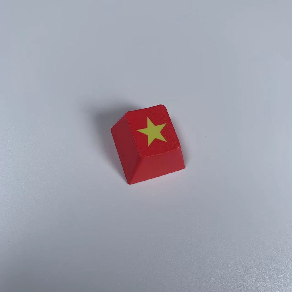 Vietnam flag keycap R4 cherry profile Bàn Phím Cơ Học DIY Phím Máy Tính R4 cherry ESC/F1-F12