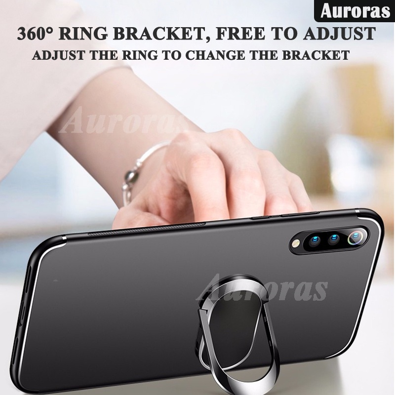 Ốp Điện Thoại Mềm Gắn Nhẫn Đỡ Xoay 360 Độ Cho LG Velvet 5G ° Vỏ Bọc Giữ Xe Hơi LG Velvet 5G
