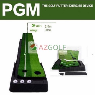 Thảm Tập Golf Putting dài 3m cao cấp PGM - có đường trả bóng về vị trí cũ