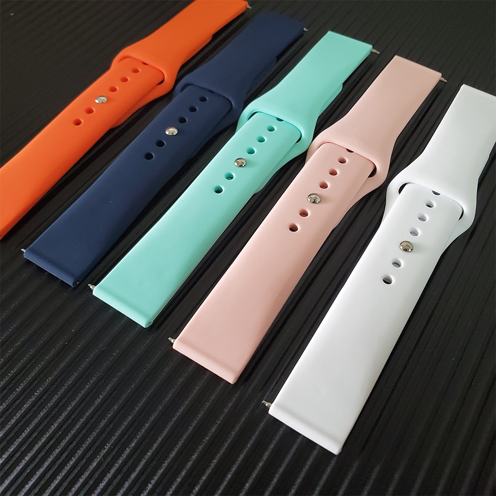 Dây Đeo Silicon Thể Thao Cho Đồng Hồ Thông Minh Huami Amazfit Bip 1s /COLMI P8/ Amazfit Gts / Bip Lite