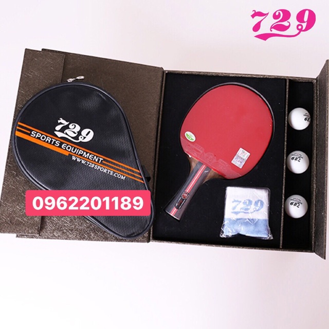 VỢT BÓNG BÀN 729 6 SAO CARBON Hàng chính hãng