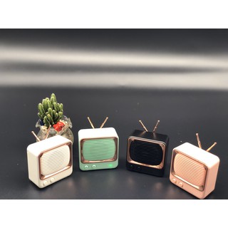 Loa bluetooth DW02 bluetooth 5.0,kiểu dáng retro tivi cổ