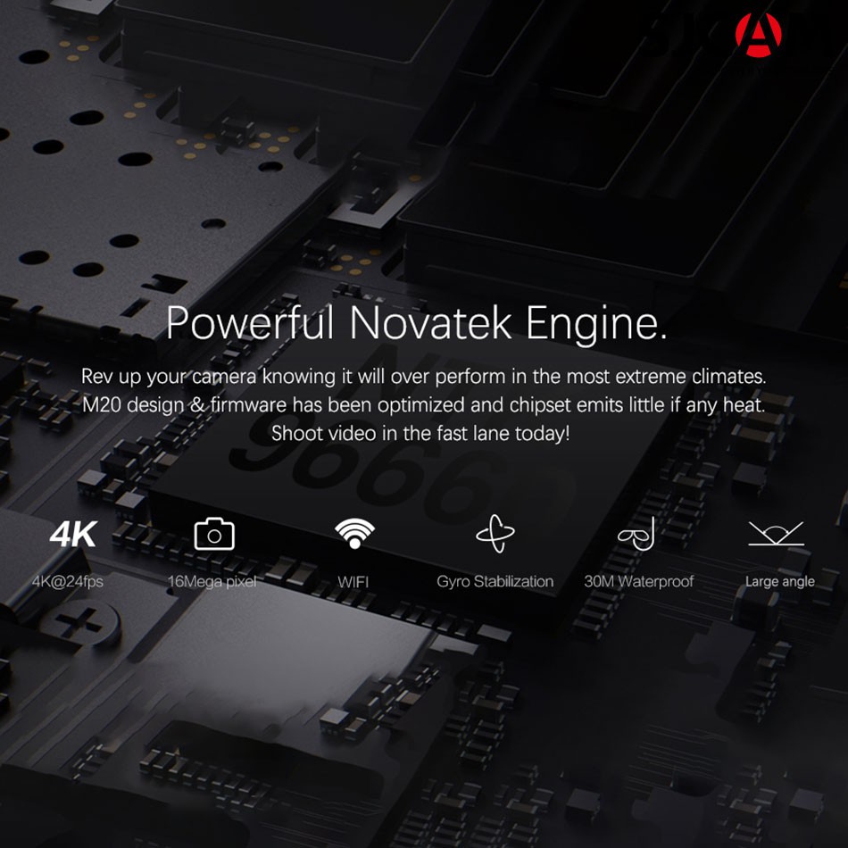 [Mã ELMALL300K giảm 5% đơn 500K] Camera hành trình SJCAM M20 4K wifi | BigBuy360 - bigbuy360.vn