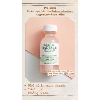 [BILL US] Dung dịch chấm mụn MARIO BADESCU Drying Lotion