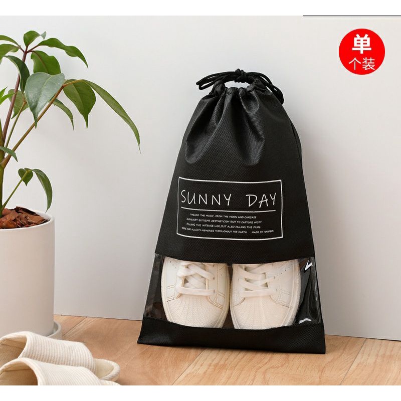 TÚI ĐỰNG BẢO QUẢN GIÀY CAO CẤP CÓ DÂY RÚT ĐA NĂNG TIỆN ÍCH