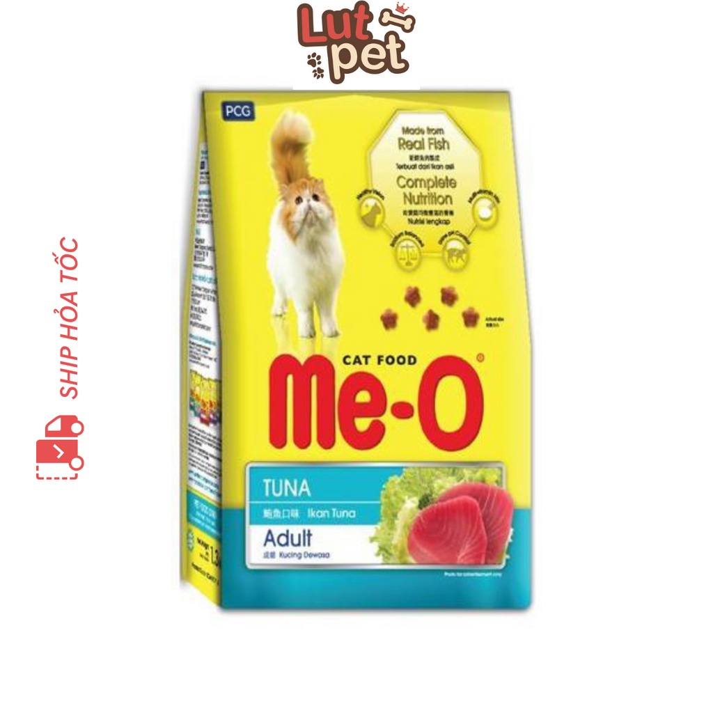 Thức ăn hạt cho mèo MeO 350gr (vị cá ngừ) - lutpet