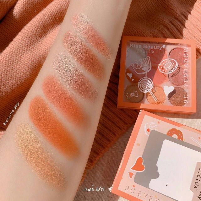 Phấn mắt Kiss Beauty 9 ô EYE LUX