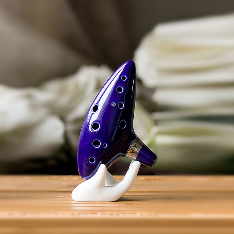 Sáo Ocarina Gốm 12 Lỗ Chuyên Dụng Cho Nhạc Cụ Thời Gian