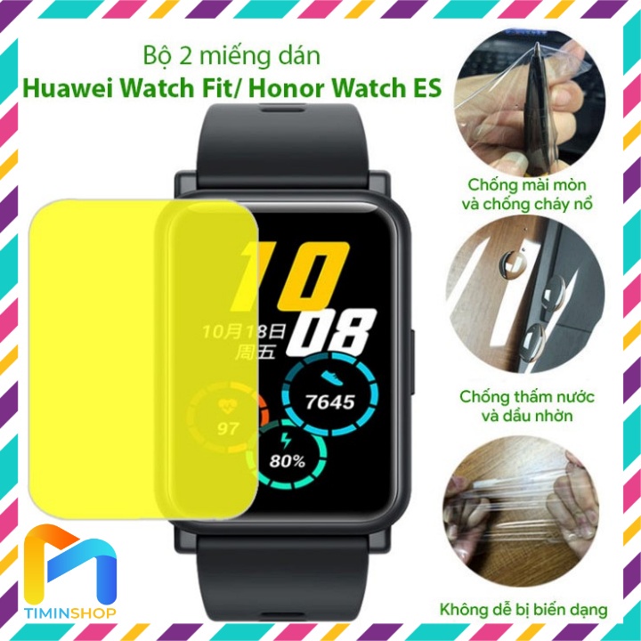 Miếng dán Huawei Watch Fit/ Fit new - trong suốt