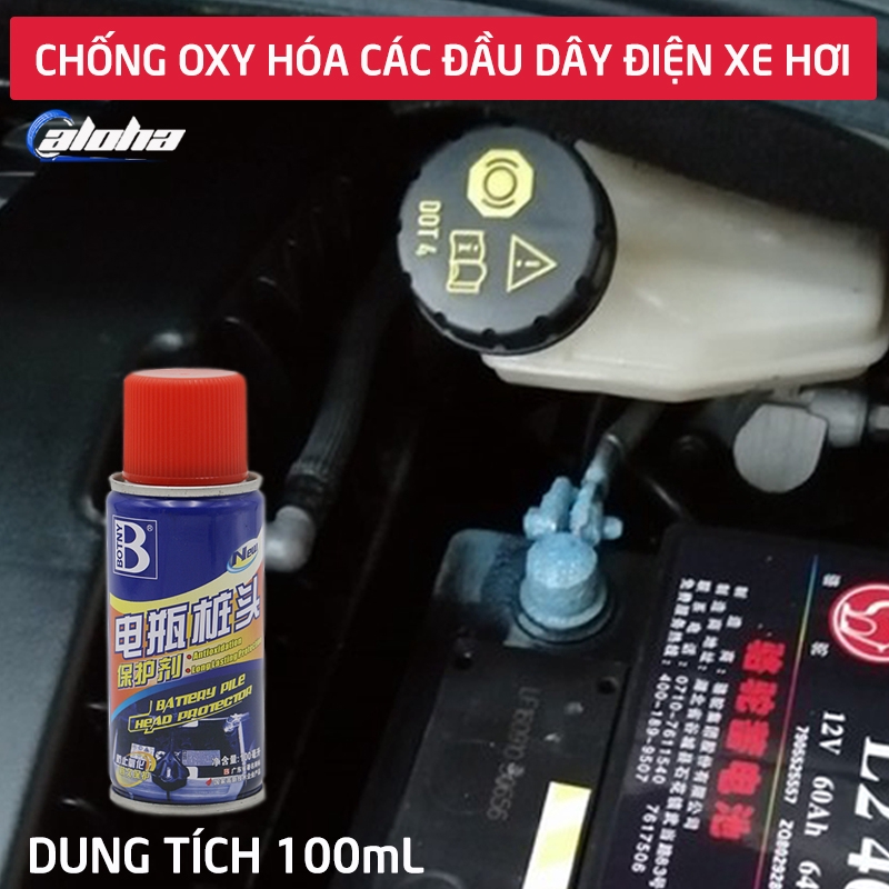 BOTNY Battery pile head potector 100ml,Dung dịch bảo vệ cực bình ắc quy chống ăn mòn bảo vệ bình acws quy-B-2002