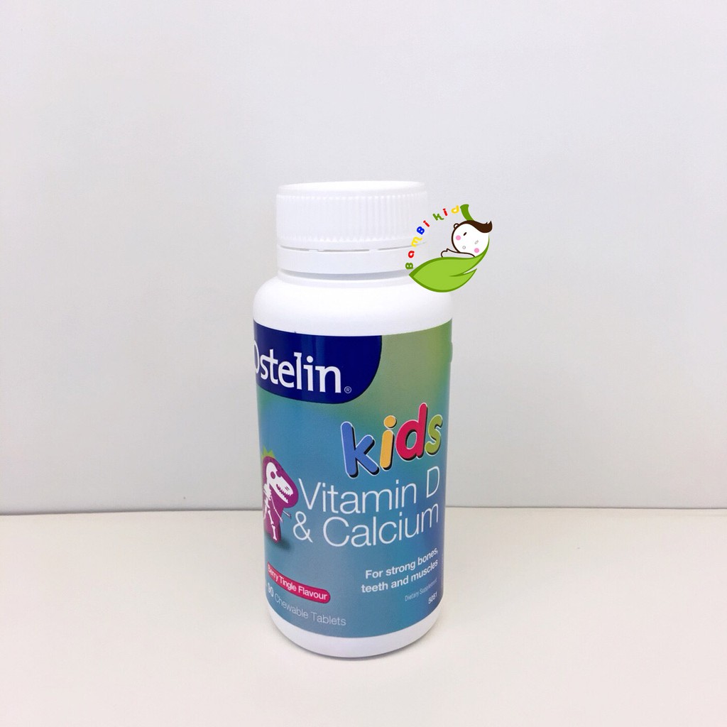 Ostelin Vitamin D3 & Canxi Kids 90v