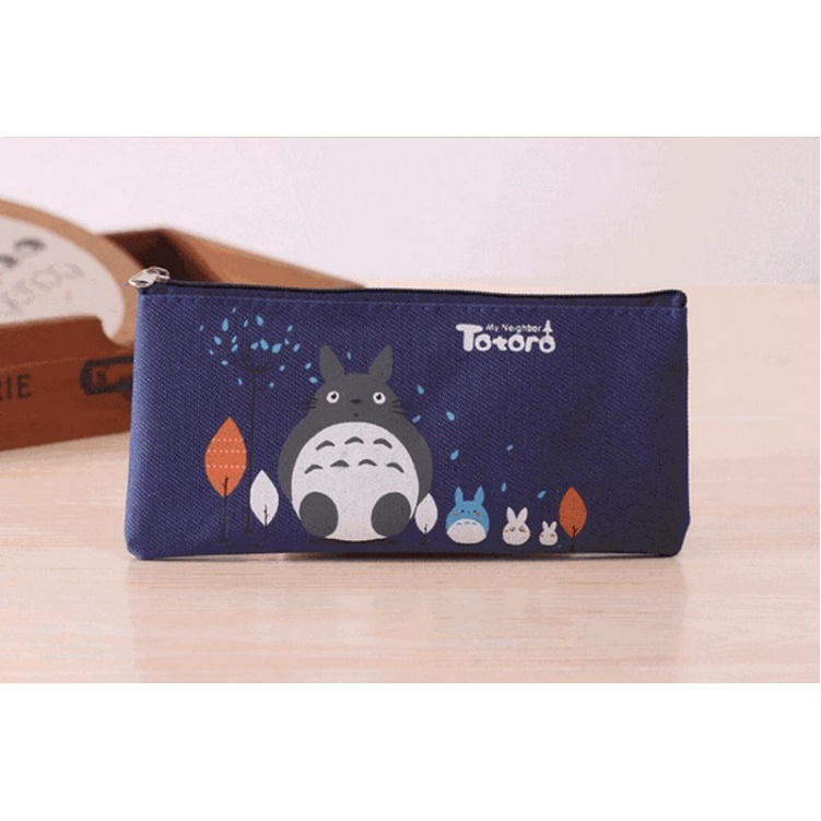 Túi bút vải Totoro Pison, bao bút họa tiết dễ thương 19*9cm – SP0122 – 1 cái