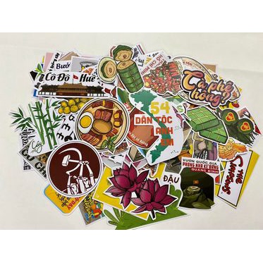 Miếng dán mũ bảo hiểm , laptop , điện thoại - sticker lẻ