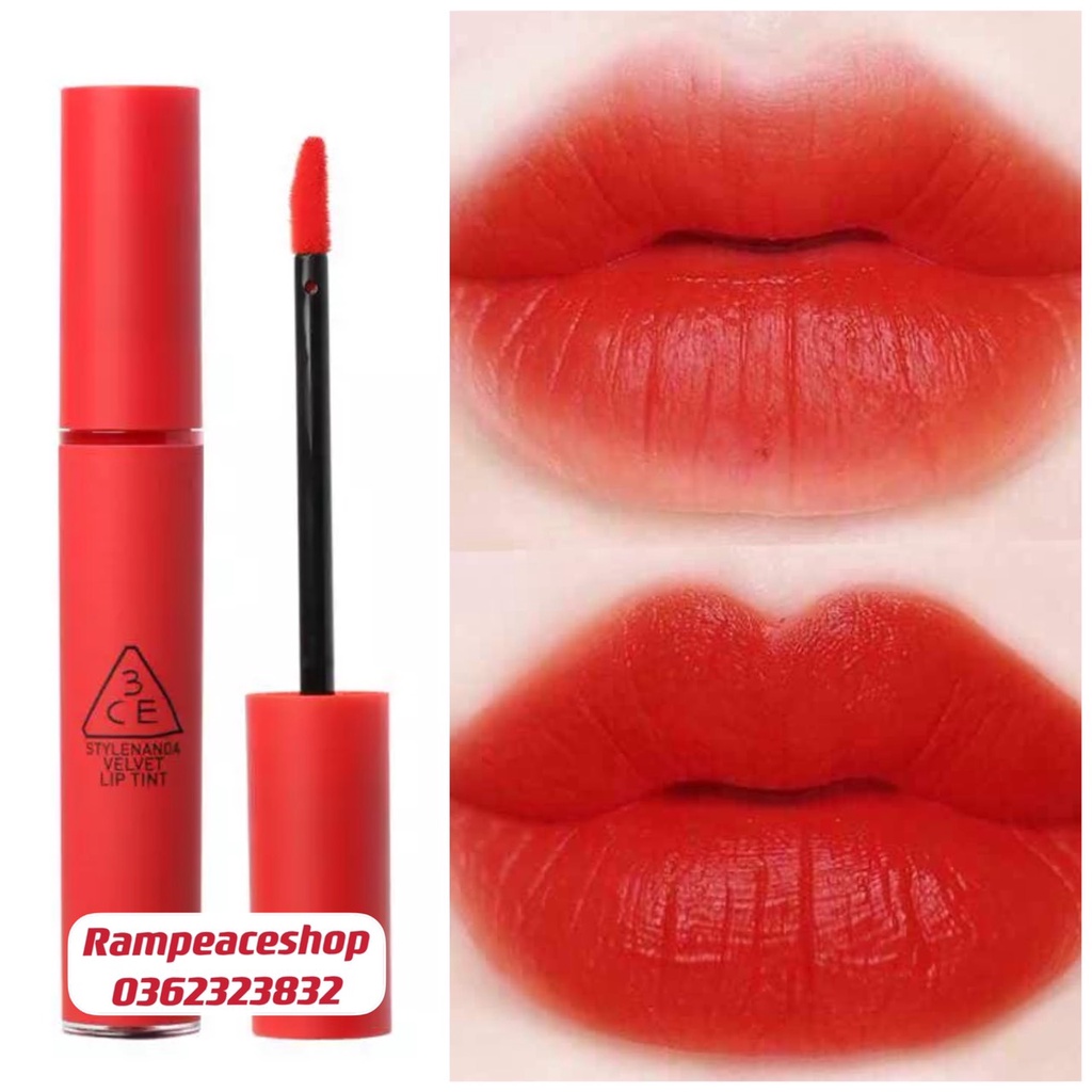 Son Kem Lì 3CE Velvet Lip Tint Childlike – Màu Đỏ Cam