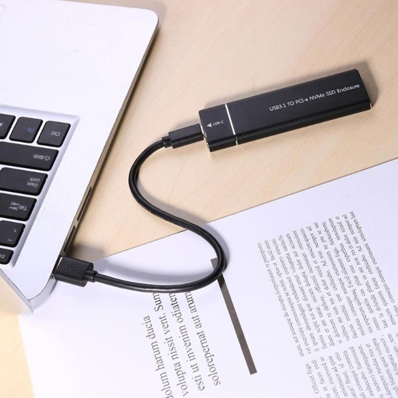 Vỏ Ổ Cứng Ngoài Usb3.1 Type-C Sang M.2 M 10gbps M2 Ssd 2280 | BigBuy360 - bigbuy360.vn
