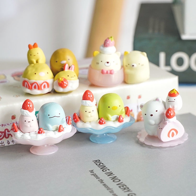 Mô Hình Đồ Chơi Nhân Vật Sumikko Gurashi Bằng PVC Để Bàn Trang Trí
