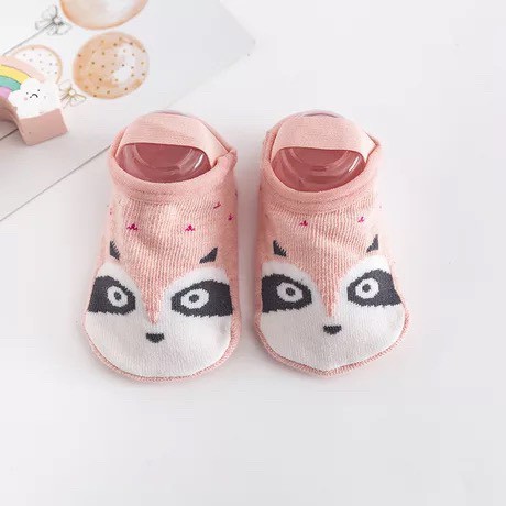 Tất, vớ cổ thấp kèm quai chống trượt cotton co giãn cho bé  hàng Quảng Châu Cao Cấp