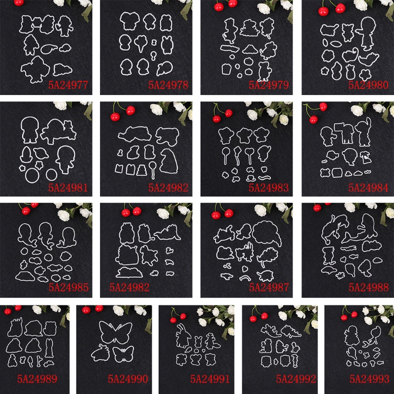 Khuôn Thép Cắt Hình Dập Nổi Dùng Trang Trí Album Ảnh / Thẻ Giấy Thủ Công DIY