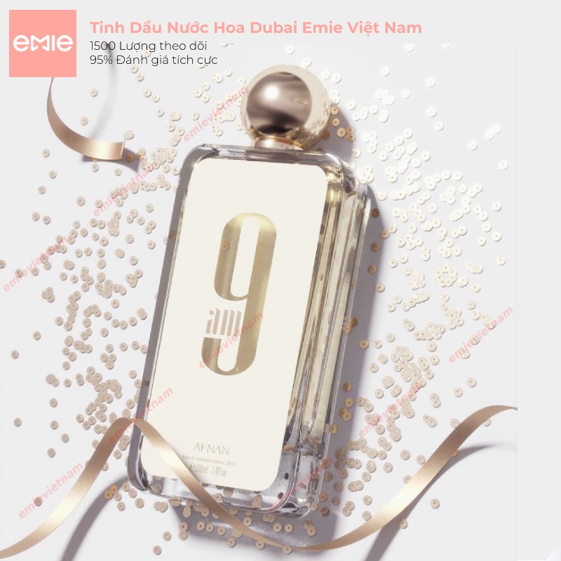 Nước hoa dubai Unisex 9am - 9pm 100ml thơm mát sang trọng