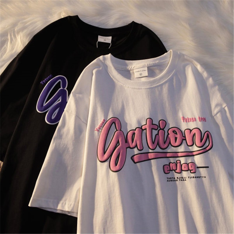 ÁO THUN  GATION SKU06,FROM RỘNG TAY LỠ ,CHẤT LIÊU DÀY DẶN KHÔNG XÙ LÔNG