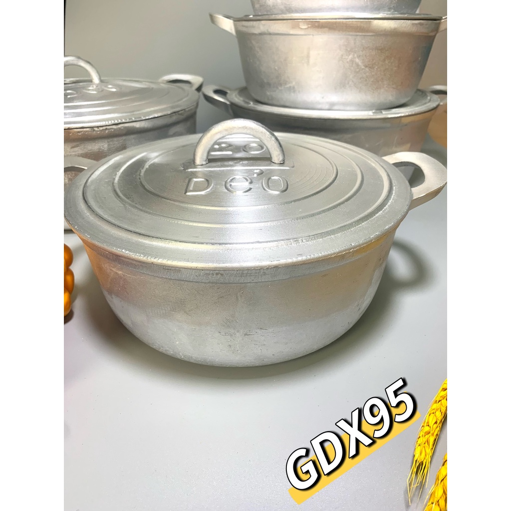 Nồi gang đúc cao cấp 25cm siêu dầy bóng đẹp