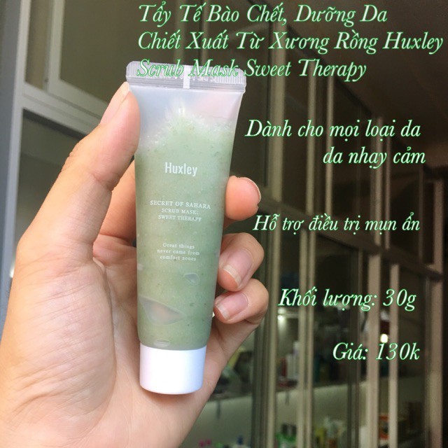 Tẩy Tế Bào Chết Huxley Scrub Mask Therapy mini 30g