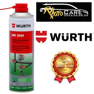 Mỡ Bò Nước Bôi Trơn Chịu Nhiệt Wurth HHS 2000 (500ml) 0893106