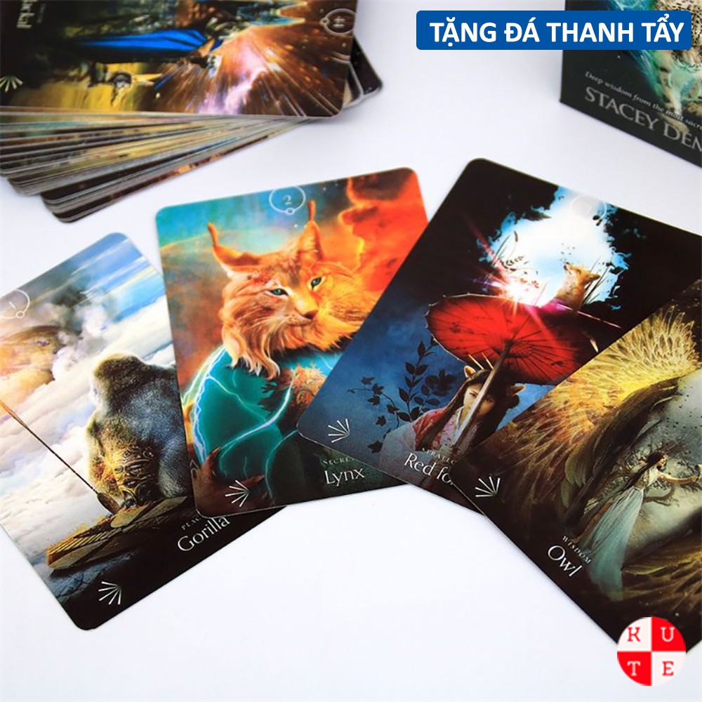 Bài Oracle Divine Animals 44 Lá Bài Tặng Đá Thanh Tẩy C113