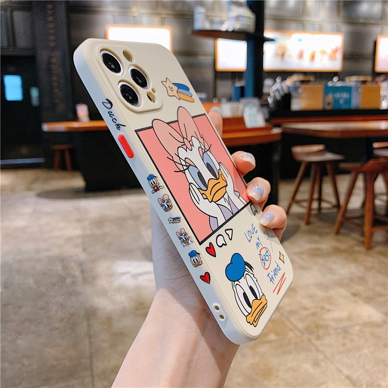 Ốp Lưng Silicone Họa Tiết Chuột Mickey Thời Trang Cho Iphone 12 11 12pro 11pro Max 12mini 7plus 8plus Xr X Xs Max I6 I7 I8