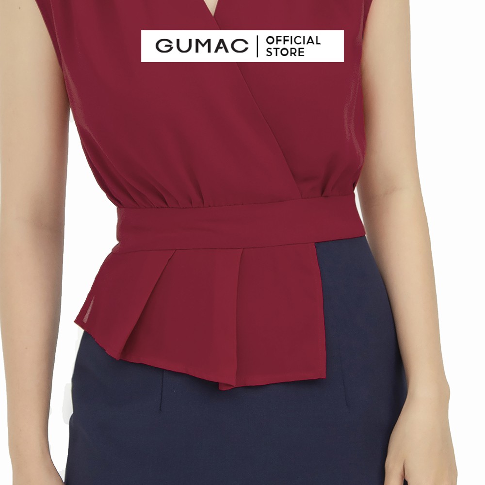 [Mã MABR07062 giảm 8% tối đa 50K đơn từ 249K] Đầm ôm body nữ bút chì bèo đắp GUMAC nhiều màu thanh lịch DB557 | BigBuy360 - bigbuy360.vn