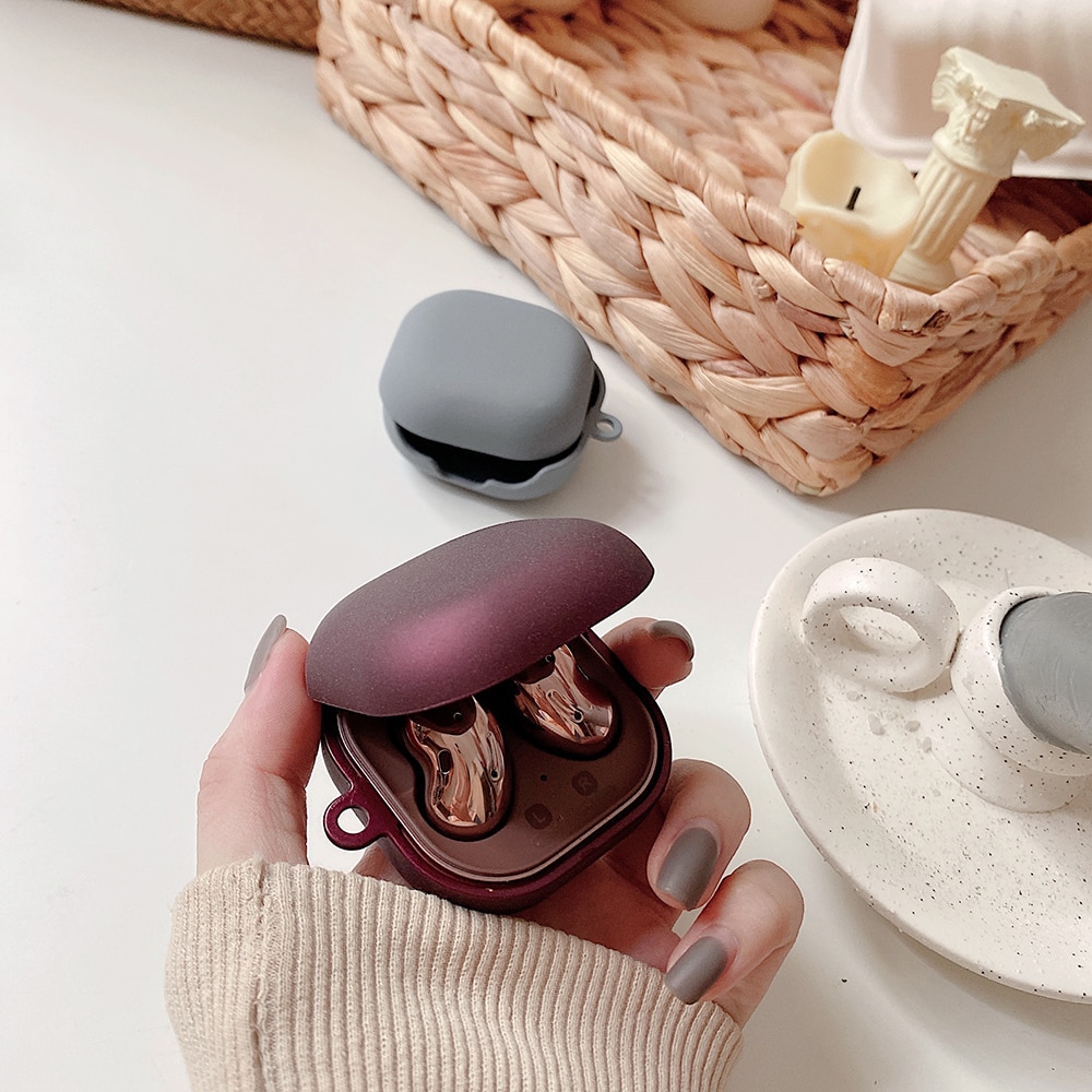 Vỏ Bảo Vệ Hộp Sạc Tai Nghe Samsung Galaxy Buds Live / Buds 2 / Buds Pro / Buds 2 Pro Màu Kẹo Ngọt Xinh Xắn