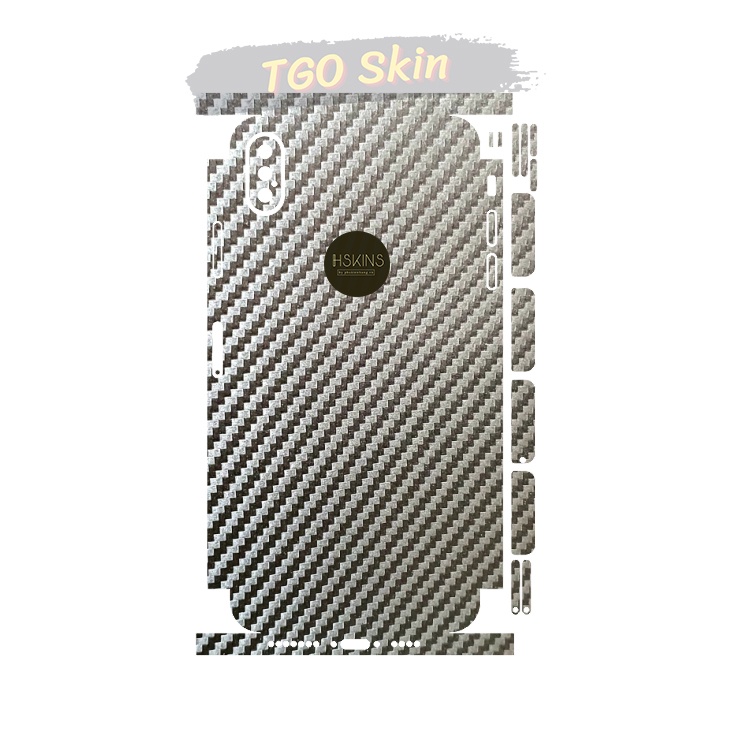 Miếng dán Skin Carbon Fiber iPhone 14 Pro Max / 13 Pro Max / 12 Pro Max / 11 Pro Max / Xs Max  cao cấp