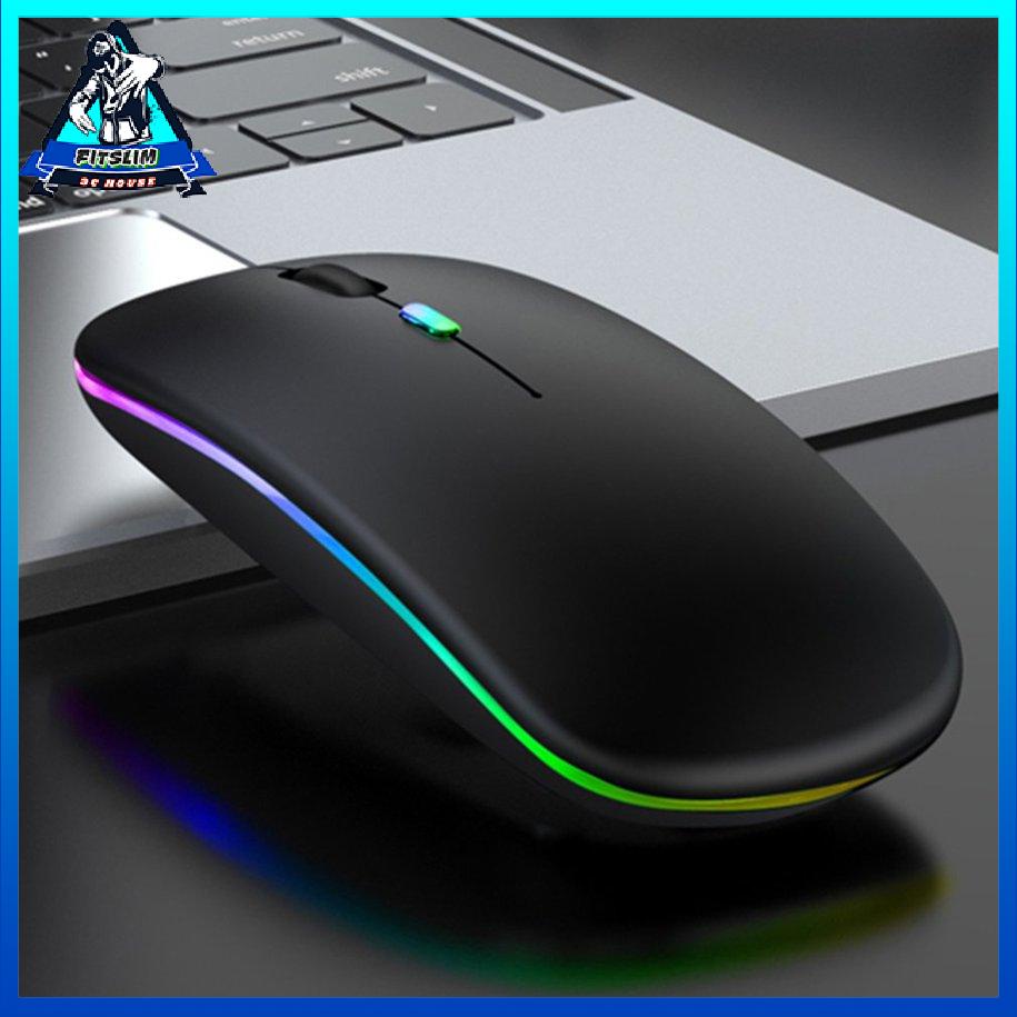 Không dây với USB có thể sạc lại chuột RGB BT 5.2 cho máy tính xách tay PC [6/20]