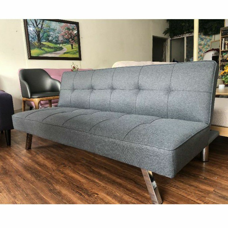 Sofa giường - Sofa Bed cao cấp chân kim loại mạ Crôm