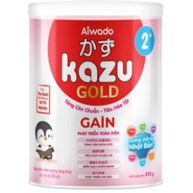 Sữa bột Aiwado Kazu Gain Gold 0+, 1+, 2+ 810G