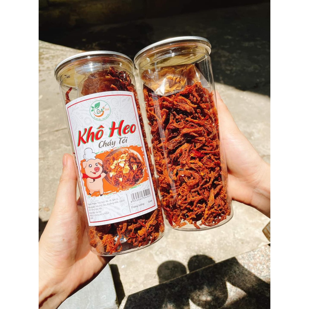 Khô heo cháy tỏi 300gr thơm ngon, khô lợn cháy tỏi xé sợi loại ngon an toàn vệ sinh thực phẩm | BigBuy360 - bigbuy360.vn