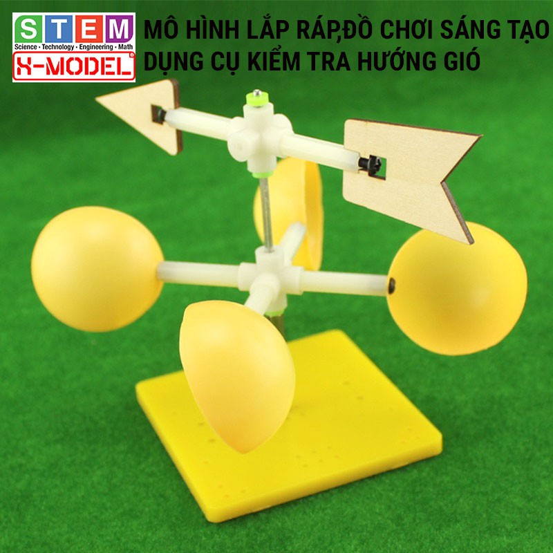 Đồ chơi thông minh STEM cho bé MÔ hình dụng cụ hướng gió ST38 X- MODEL Đồ chơi DIY cho bé| Giáo dục STEAM