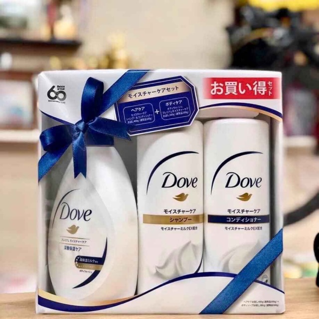 Set tắm gội Dove nhật