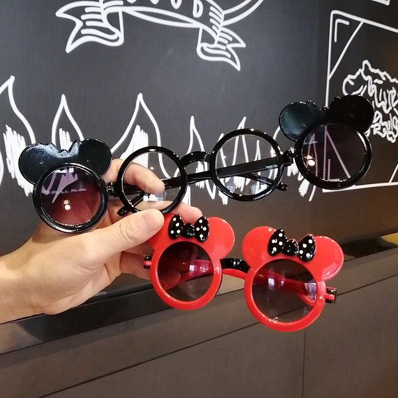 Kính Mát Gọng Silicon Chống Tia Uv Dễ Thương Cho Bé