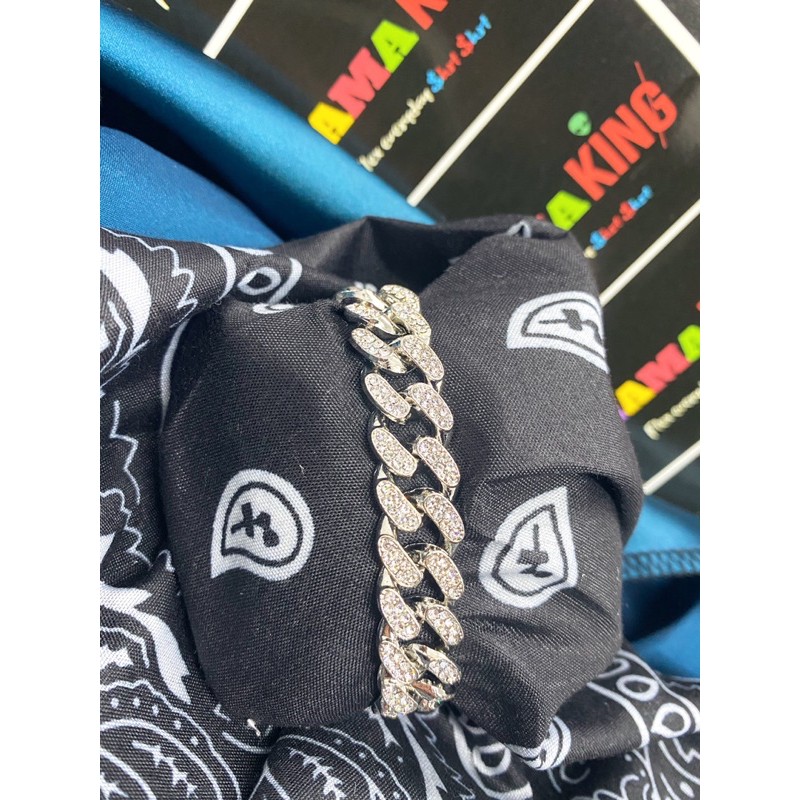 LẮC TAY HIPHOP ĐÍNH ĐÁ VÒNG TAY LẮC TAY NAM CUBAN V1 by Mama King | BigBuy360 - bigbuy360.vn