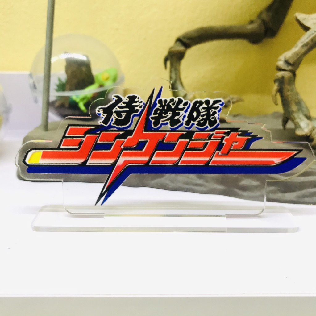 Mô Hình Standee Logo Mica Super Sentai, Nhiều Mẫu, In Nét, Màu Sắc Đẹp