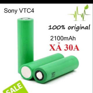 Pin Sony VTC4 chính hãng, dòng xả cao 30A, nội trở 12-13