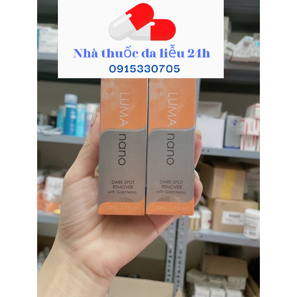 HÀNG CHÍNH HÃNG Serum giảm nám da Luma Nano Dark Sport Remover  with Gold Nano 20ml