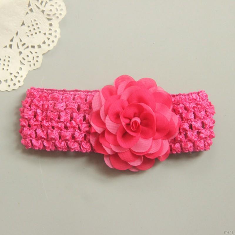 Băng đô vải đính hoa xinh xắn cho bé